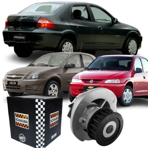 Bomba D'agua Schadek Chevrolet Agile Corsa Celta Montana Onix Prisma 1.0 1.4