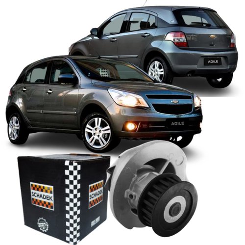 Bomba D'agua Schadek Chevrolet Agile Corsa Celta Montana Onix Prisma 1.0 1.4