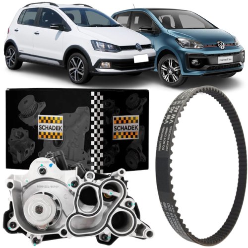 Bomba De Agua Schadek + Correia Original Volkswagen Audi A1 A3 Vw Gol Golf Polo Virtus Up