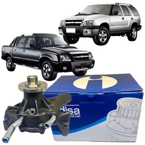 Bomba De Água Indisa Para Chevrolet Blazer E S10 1996 A 2006