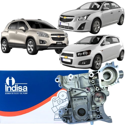 Bomba De Óleo Indisa Para Chevrolet Cruze Sonic E Tracker