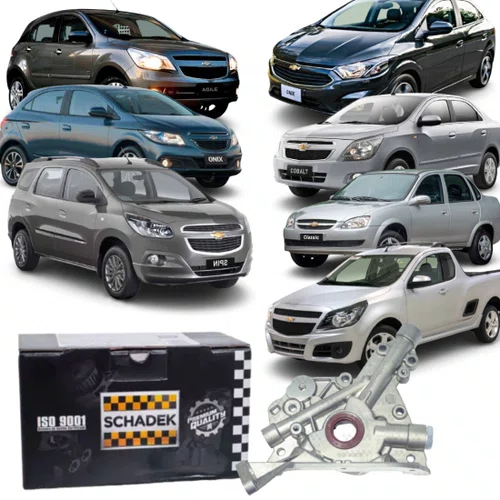 Bomba De Óleo Schadek Para Motores Chevrolet 1.0 1.4 1.8