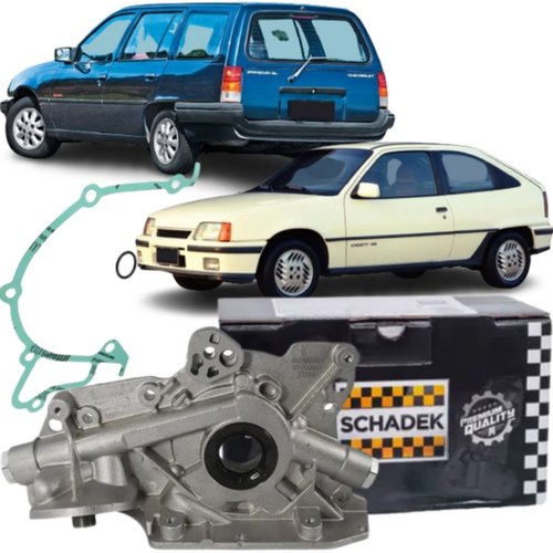 Bomba de óleo Schadek Chevrolet Astra Monza Vectra S10  8v com rosca de 8mm na fixação do cárter