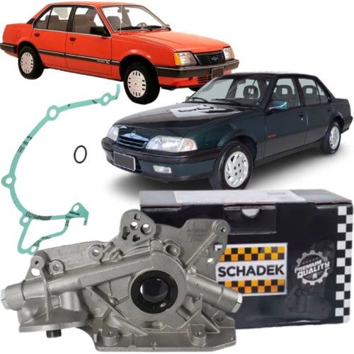 Bomba de óleo Schadek Chevrolet Astra Monza Vectra S10  8v com rosca de 8mm na fixação do cárter