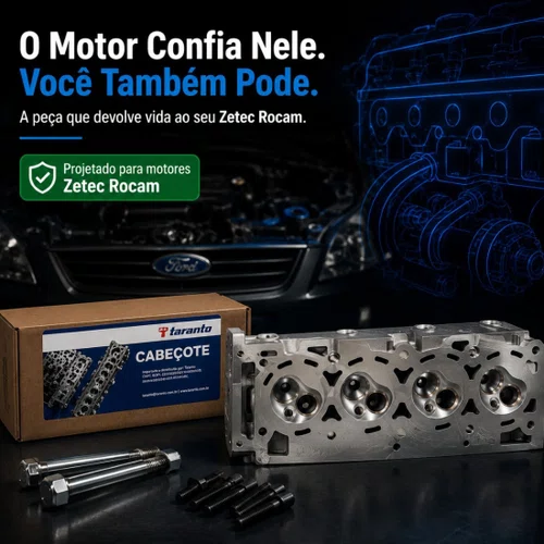 Cabeçote Ford Fiesta / Ka 1.0 8v Flex Zetec Rocam Novo Na Cx