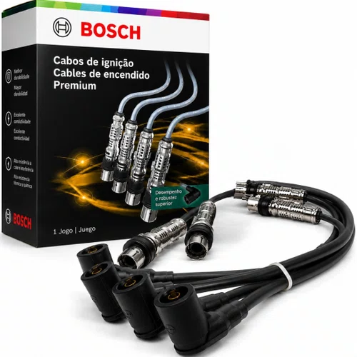 Cabo Para Vela Golf Polo Gol G4 G5 Fox 1.6 Original Bosch Preto