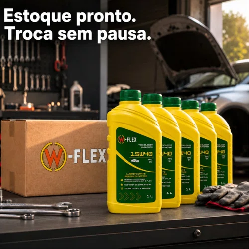 Caixa 24 Litros Óleo Motor 15w40 Semi Sintético W-flex