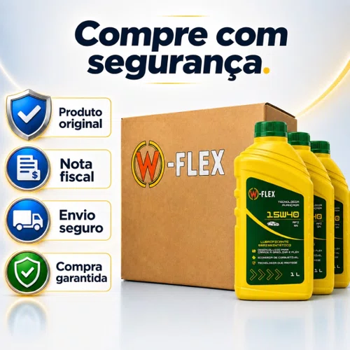 Caixa 24 Litros Óleo Motor 15w40 Semi Sintético W-flex