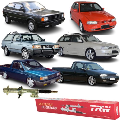 Caixa De Direção Mecânica TRW Volkswagen Gol Saveiro Parati G1 G2