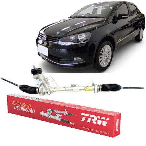 Caixa Direção Hidráulica Chaveta Trw Volkswagen Fox Gol Voyage Saveiro Crossfox Spacefox
