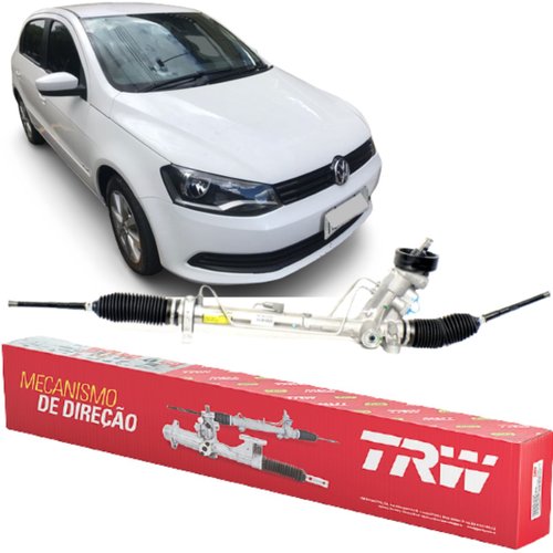 Caixa Direção Hidráulica Chaveta Trw Volkswagen Fox Gol Voyage Saveiro Crossfox Spacefox