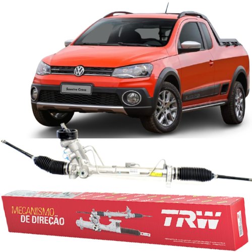 Caixa Direção Hidráulica Chaveta Trw Volkswagen Fox Gol Voyage Saveiro Crossfox Spacefox