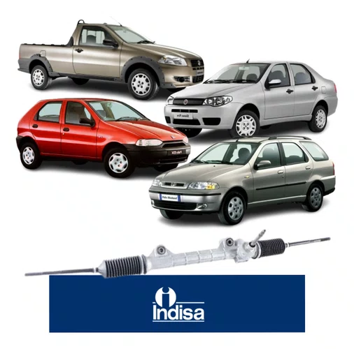 Caixa Direção Mecânica Indisa Palio Siena Strada 2000 A 2012