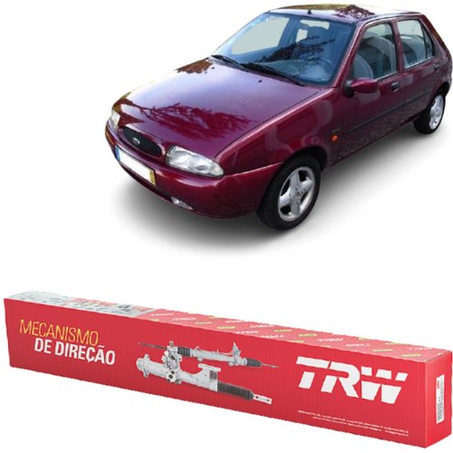 Caixa De Direção Mecânica Trw Ford Fiesta Courier