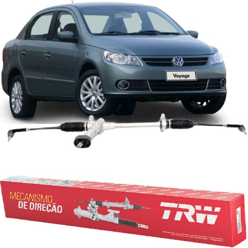 Caixa Direção Mecânica TRW Volkswagen Gol Saveiro Voyage G5 2008 a 2014
