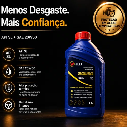 Caixa Oleo 24l 20w50 W-flex Mineral Oleo Motor