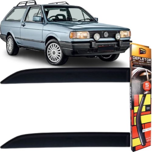Calha De Chuva Defletor Tg Poli Volkswagen Gol Parati Saveiro Voyage 1987 a 1994