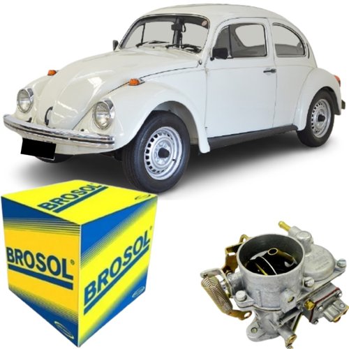 Carburador 30-pic Brosol Novo Original Fusca 1300 Gasolina