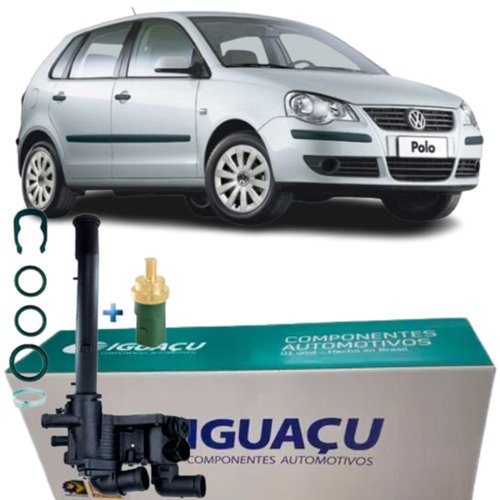 Carcaça Válvula Termostática Completa Para Vw 1.0 E 1.6 8v