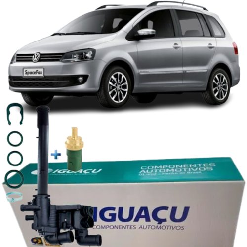 Carcaça Válvula Termostática Completa Para Vw 1.0 E 1.6 8v
