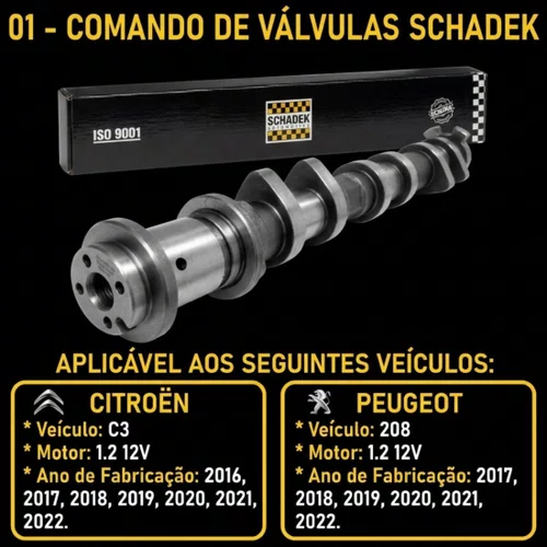Comando De Valvula Escape Schadek Citroen C3 Peugeot 208