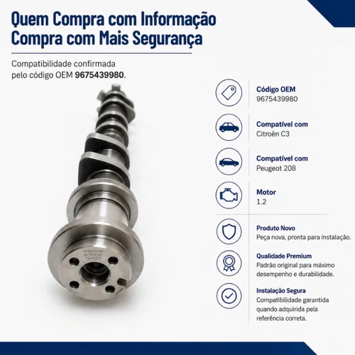 Comando De Valvula Escape Schadek Citroen C3 Peugeot 208