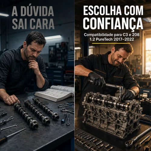 Comando De Válvulas Admissão C3 208 1.2 12v De 2017 A 2022