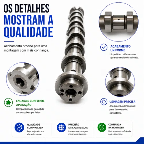 Comando De Válvulas Admissão C3 208 1.2 12v De 2017 A 2022