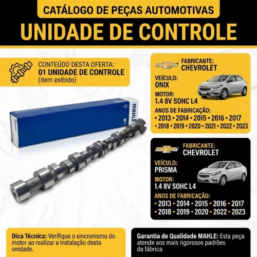 Comando De Valvulas Onix 1.4 8v 2012 2013 2014 2015 2016 17