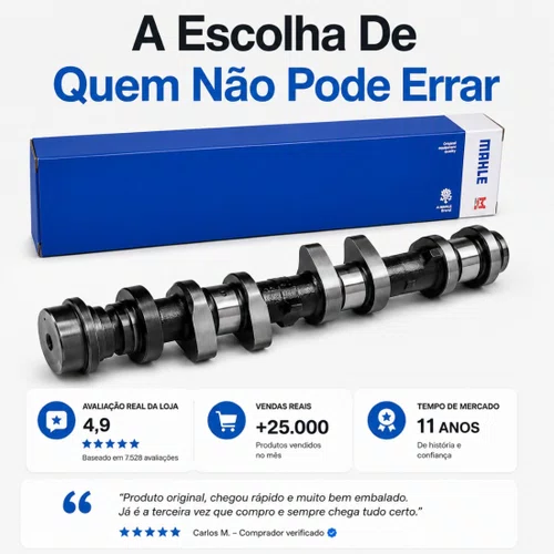 Comando Válvula Metal Leve Ford Ka 1.0 3cil 2014 Até 2023