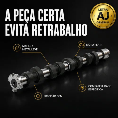 Comando Válvulas Mahle 1.0 8v Gol Fox Voyage Ea111 Letra Aj