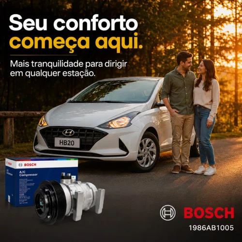 Compressor Ar Condicionado Hyundai Hb20 1.0 Flex 2013 Acima