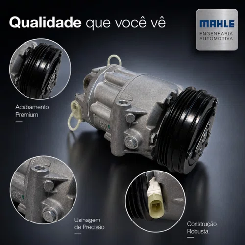 Compressor Ar Gol Fox Polo Saveiro Voyage G5 G6 1.6 8v Mahle