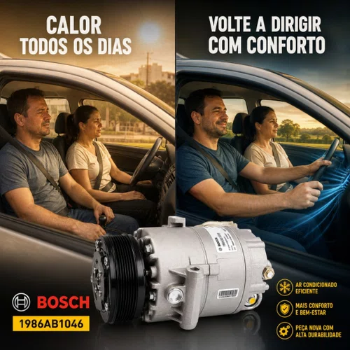 Compressor Ar Montana 1.4 / 1.8 2004 A 2012 Original Bosch