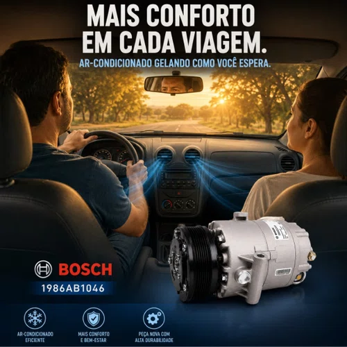 Compressor Ar Montana 1.4 / 1.8 2004 A 2012 Original Bosch