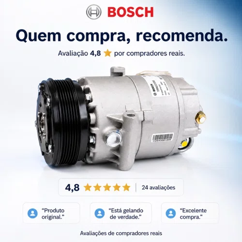 Compressor Ar Montana 1.4 / 1.8 2004 A 2012 Original Bosch