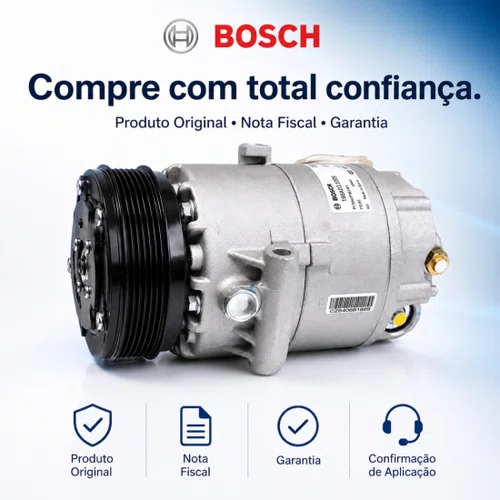 Compressor Ar Montana 1.4 / 1.8 2004 A 2012 Original Bosch