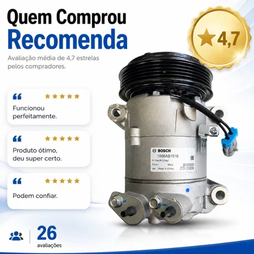 Compressor De Ar Condicionado Bosch Novo Uno Palio Mobi