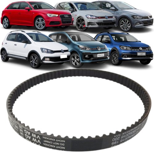 Correia Volkswagen Original Golf Polo Gol Saveiro Msi Tsi
