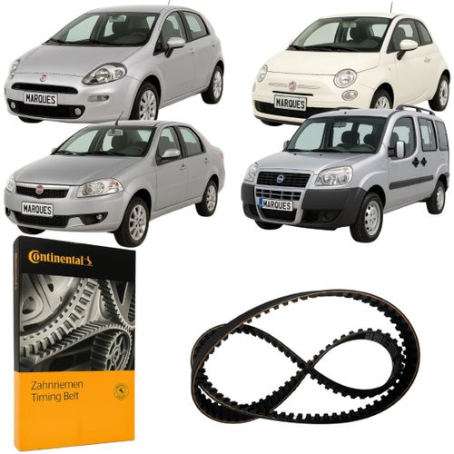 Correia Dentada Original Contitech Para Fiat 500 Bravo Doblo