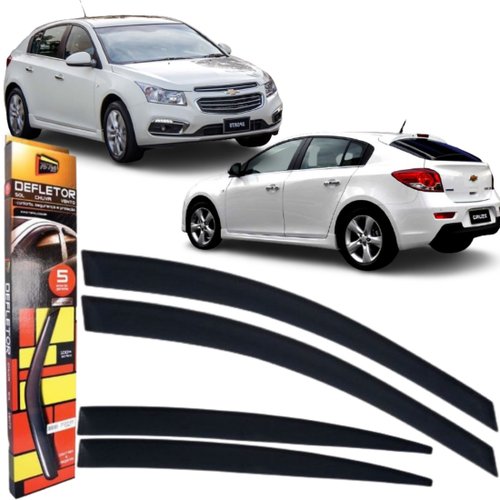 Calha De Chuva Defletor Tg Poli Chevrolet Cruze Hatch 2011 a 2016