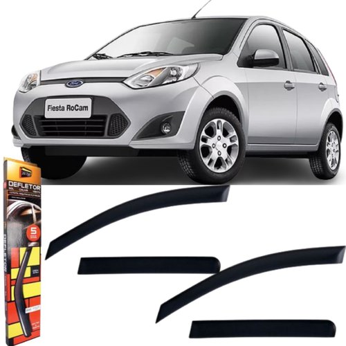 Calha De Chuva Defletor Tg Poli Ford Fiesta 4 portas 2002 a 2014