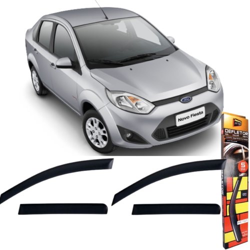 Calha De Chuva Defletor Tg Poli Ford Fiesta 4 portas 2002 a 2014