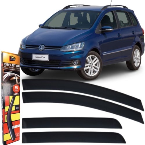 Calha De Chuva Defletor Tg Poli Volkswagen Fox Spacefox Crossfox 4 portas
