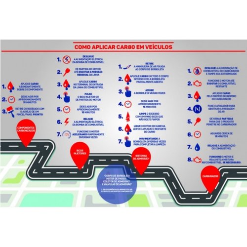 Descarbonizante Car80 Limpa Bico Carburadores 300ml Car 80