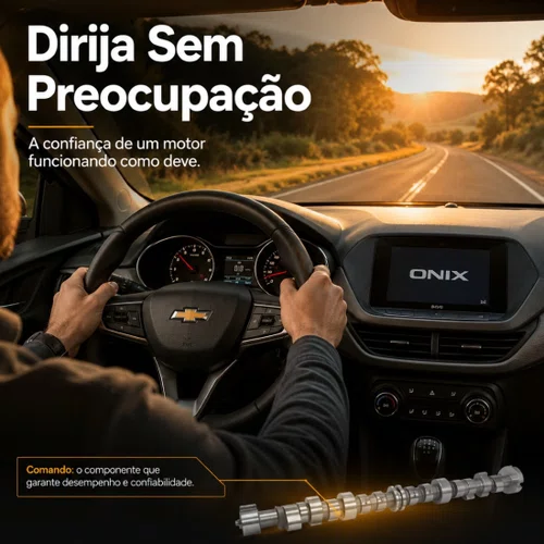 Eixo Comando Válvulas Gm Onix Prisma 1.0 1.4 8v 2012 A 2023