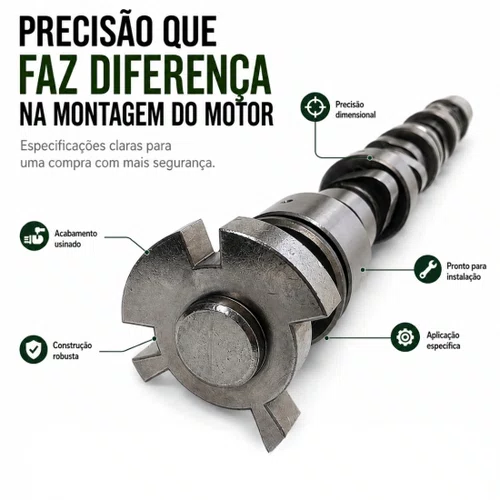 Eixo Comando Válvulas Gm Onix Prisma 1.0 8v 2012 A 2023