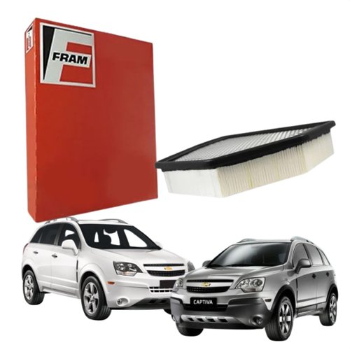 Filtro Ar Original Fram Chevrolet Captiva 3.0 V6 2008 Á 2013