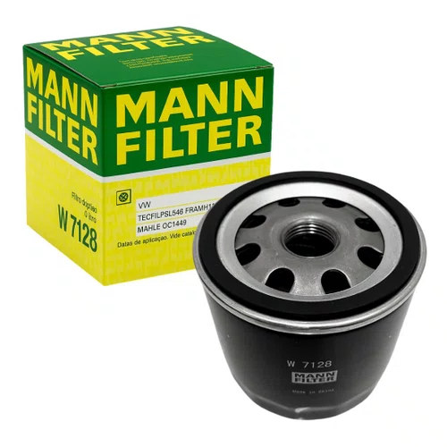 Filtro De Óleo Mann W7128 Para Motores Msi E Tsi Volkswagen