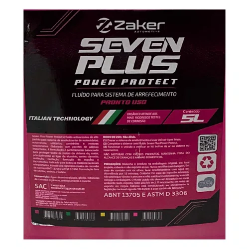 Galão Aditivo Para Radiador Pronto Uso Rosa Original Zaker